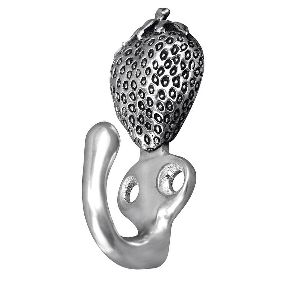Vicenza Hardware Strawberry Hook in Antique Silver