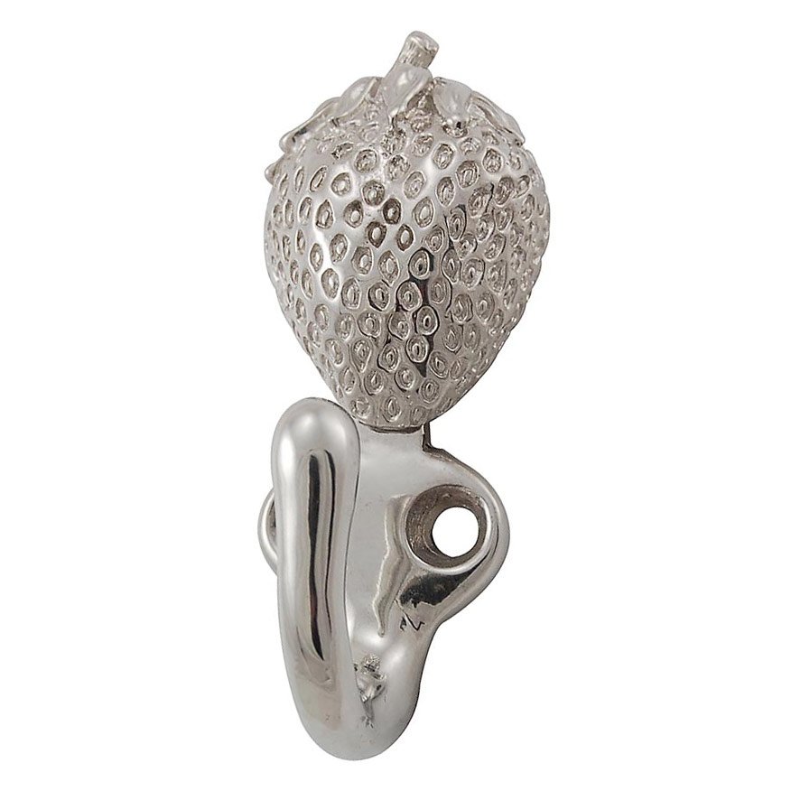 Vicenza Hardware Strawberry Hook in Polished Nickel