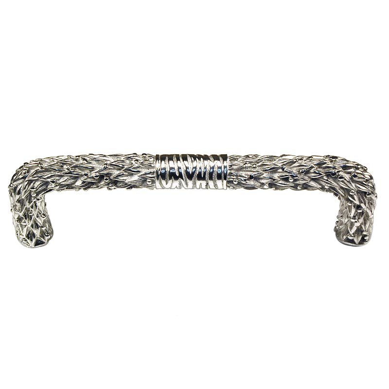 Vicenza Hardware 5" Centers Pull in Polished Silver