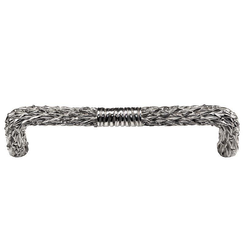 Vicenza Hardware 8" Centers Pull in Polished Silver