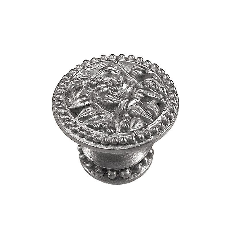 Vicenza Hardware 1 1/4" Knob with Small Base in Polished Silver