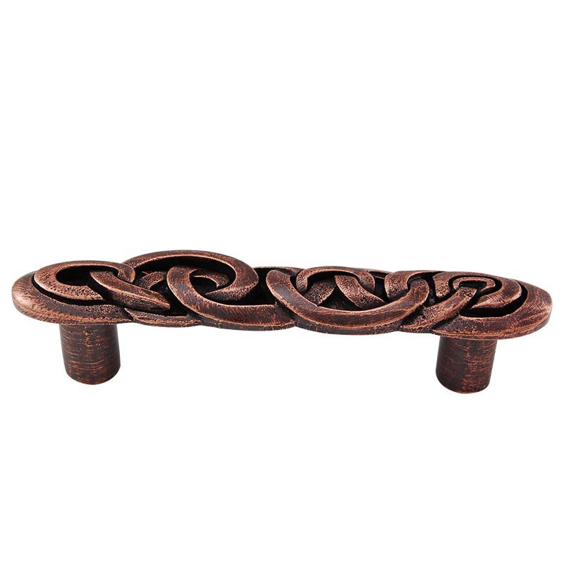 Vicenza Hardware Link Handle - 76mm in Antique Copper