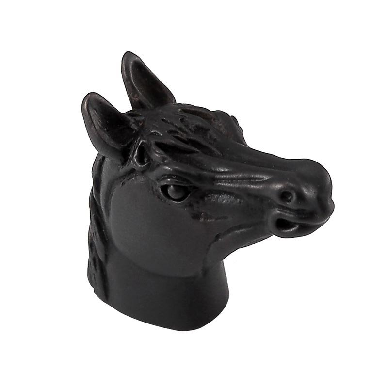 Vicenza Hardware Large Horse Head Knob in Oil Rubbed Bronze