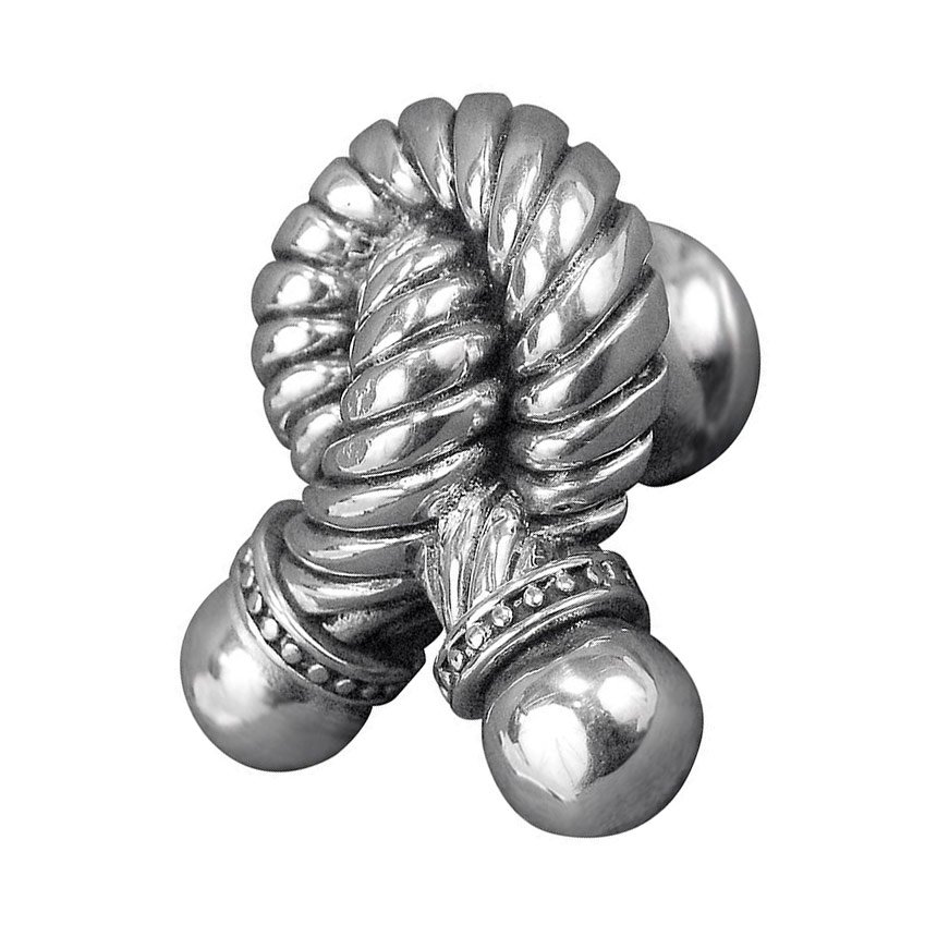 Vicenza Hardware Large Twisted Rope Knob in Vintage Pewter