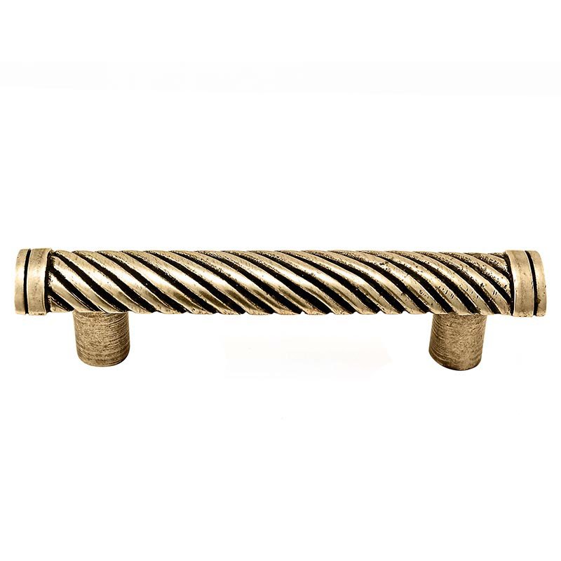 Vicenza Hardware Handle - 76mm in Antique Brass
