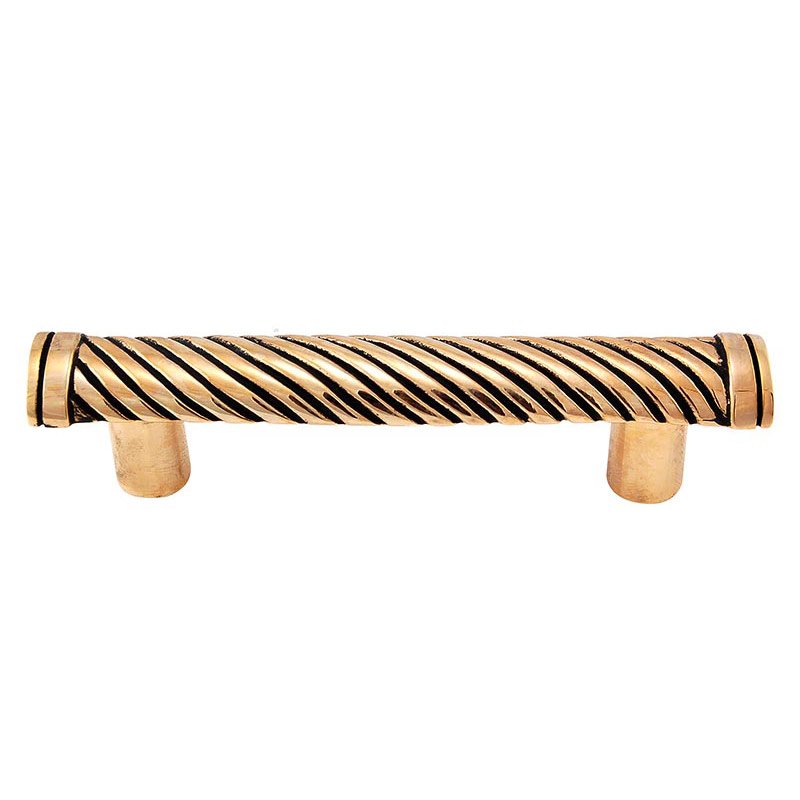 Vicenza Hardware Handle - 76mm in Antique Gold