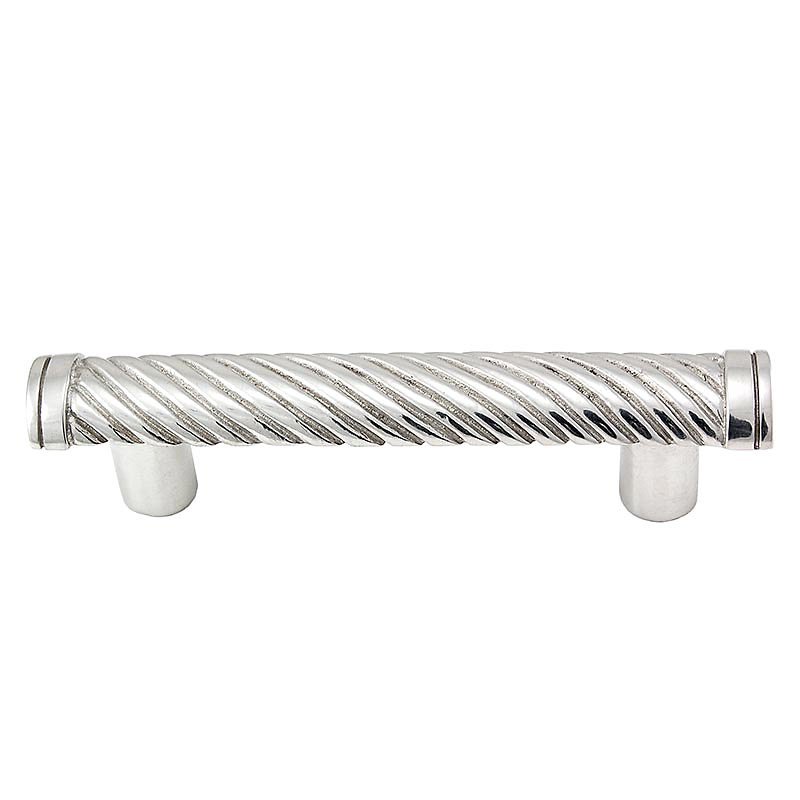 Vicenza Hardware Handle - 76mm in Polished Nickel