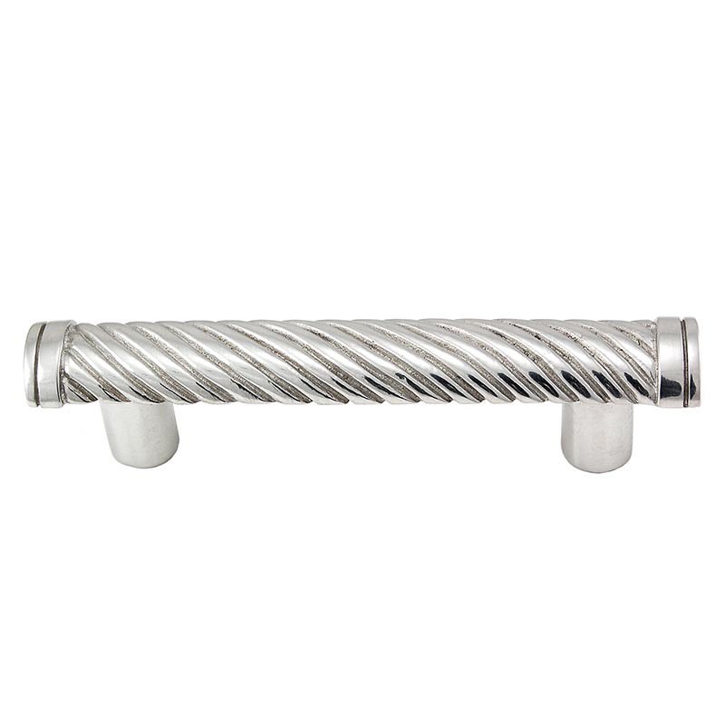 Vicenza Hardware Handle - 76mm in Polished Silver