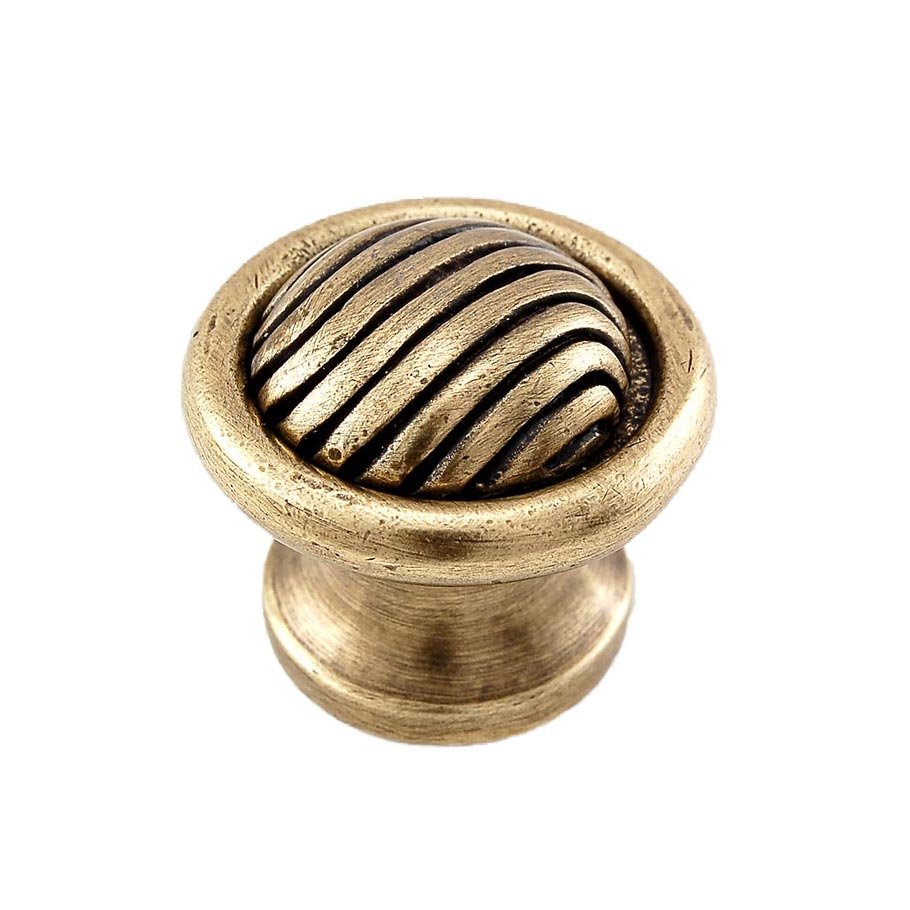 Vicenza Hardware Large Knob in Antique Brass