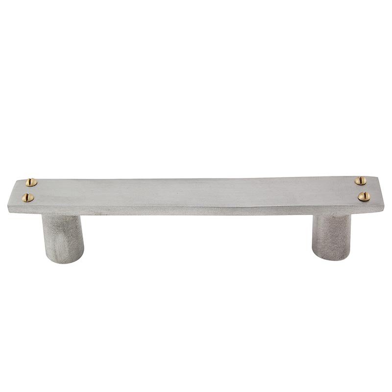 Vicenza Hardware 3" Centers Nail Head Pull in Satin Nickel