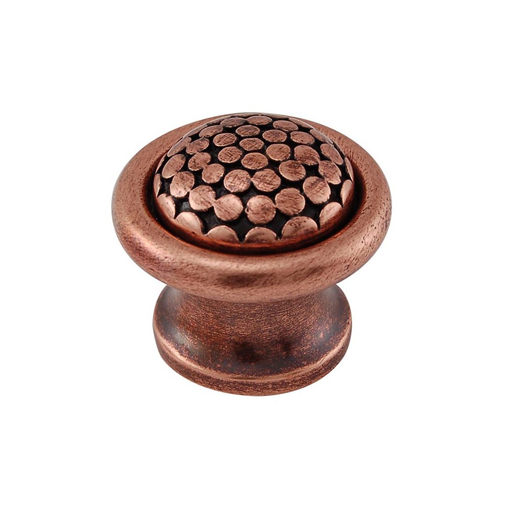 Vicenza Hardware Large Knob 1 1/4" in Antique Copper