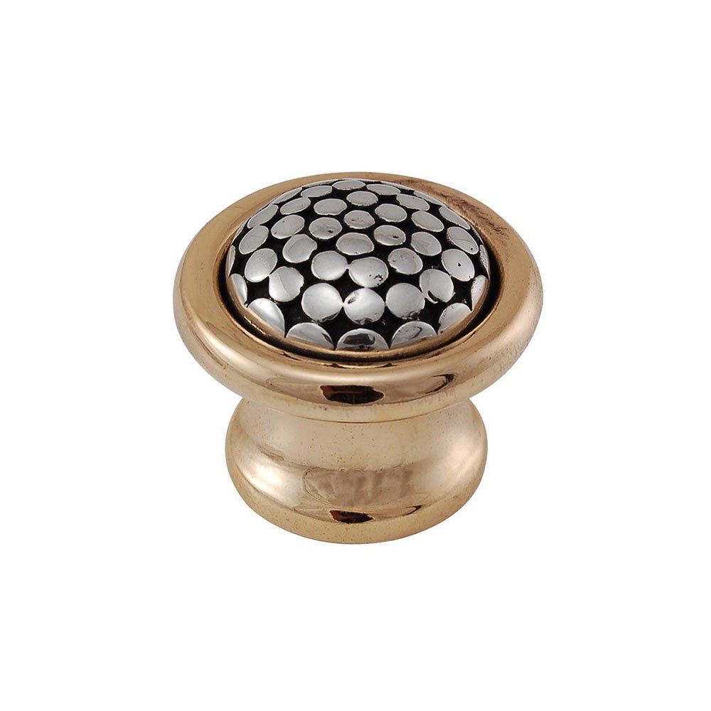 Vicenza Hardware Large Knob 1 1/4" in Two Tone