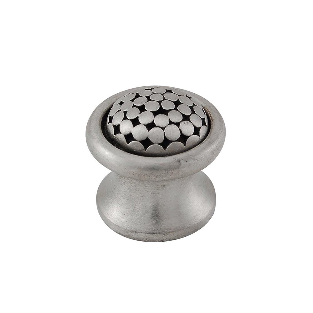Vicenza Hardware Small Knob 1" in Antique Nickel