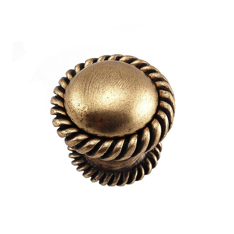 Vicenza Hardware Large Knob 1 1/4" in Antique Brass