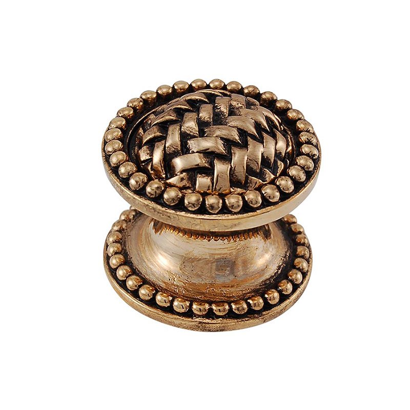 Vicenza Hardware Large Knob 1 1/4" in Antique Gold