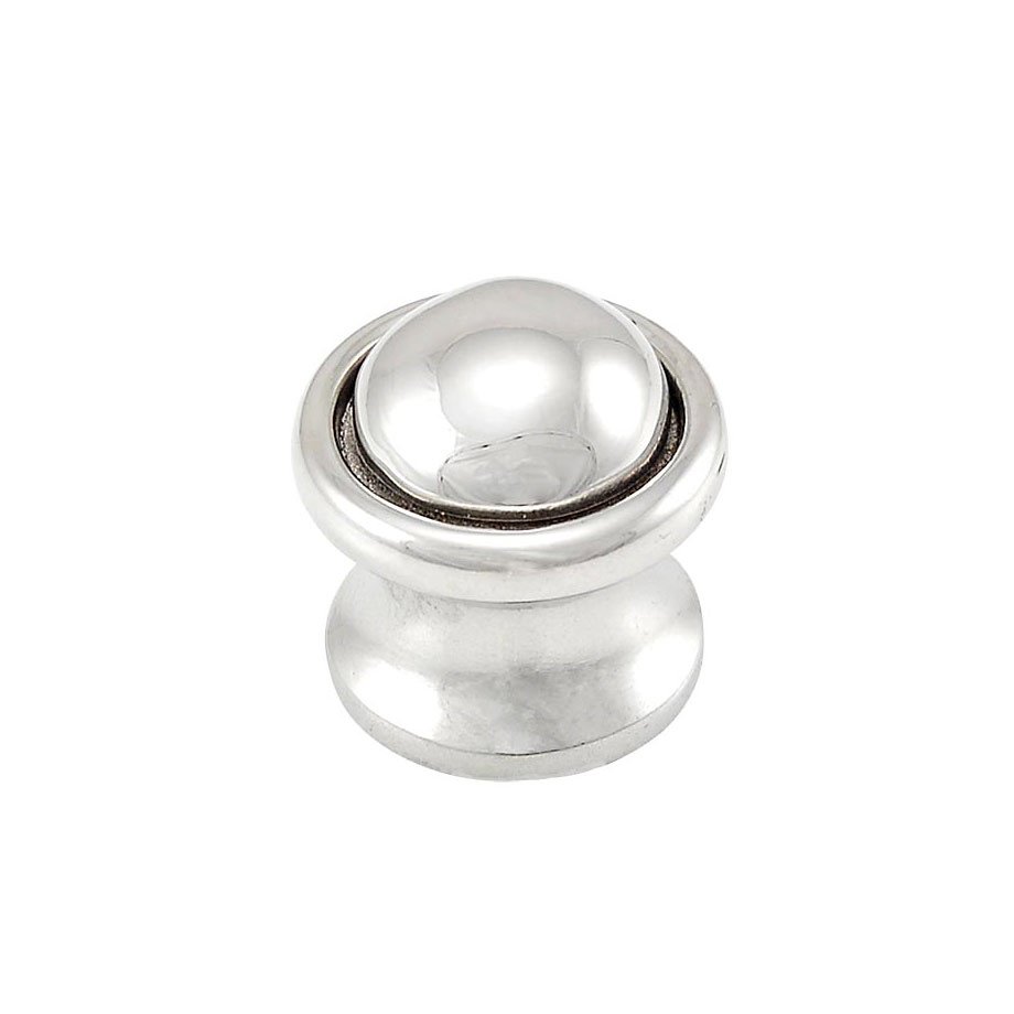 Vicenza Hardware Small Knob 1" in Polished Nickel