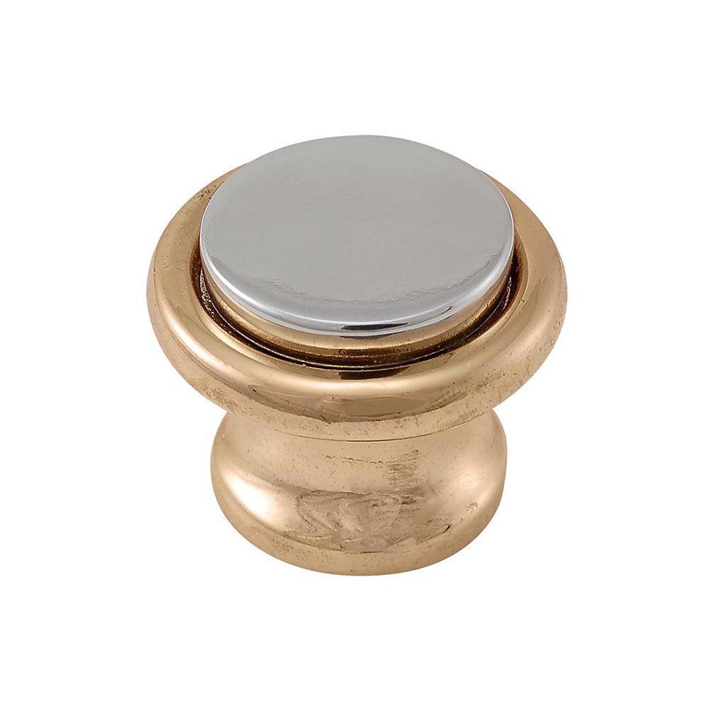 Vicenza Hardware Large Knob 1 1/4" in Two Tone