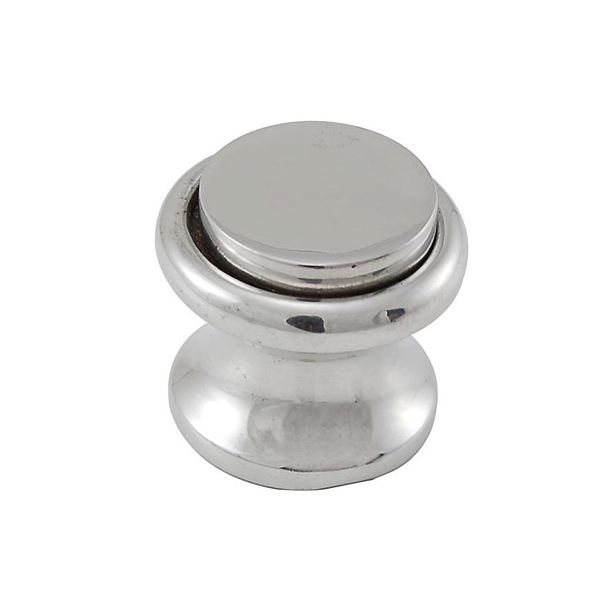 Vicenza Hardware Small Knob 1" in Polished Nickel