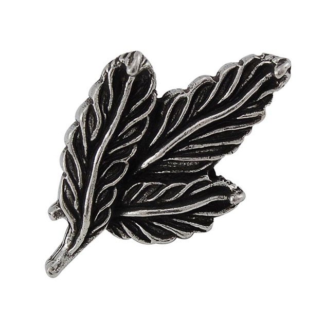 Vicenza Hardware Small Leaf Knob in Vintage Pewter