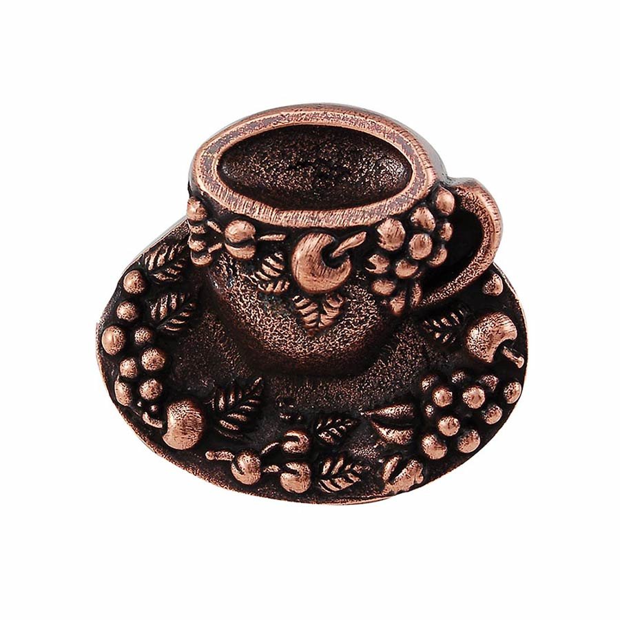 Vicenza Hardware Nature - Teacup Tazza Knob in Antique Copper
