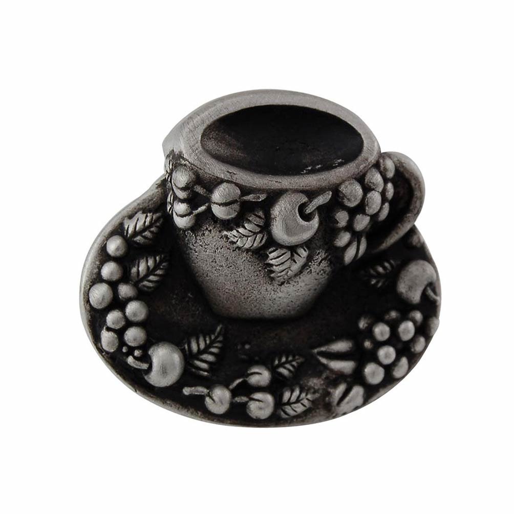 Vicenza Hardware Nature - Teacup Tazza Knob in Antique Nickel