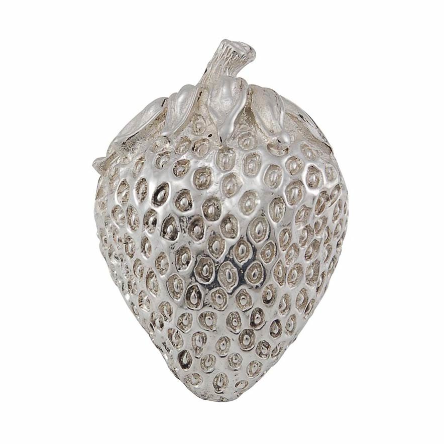 Vicenza Hardware Strawberry Knob in Polished Silver