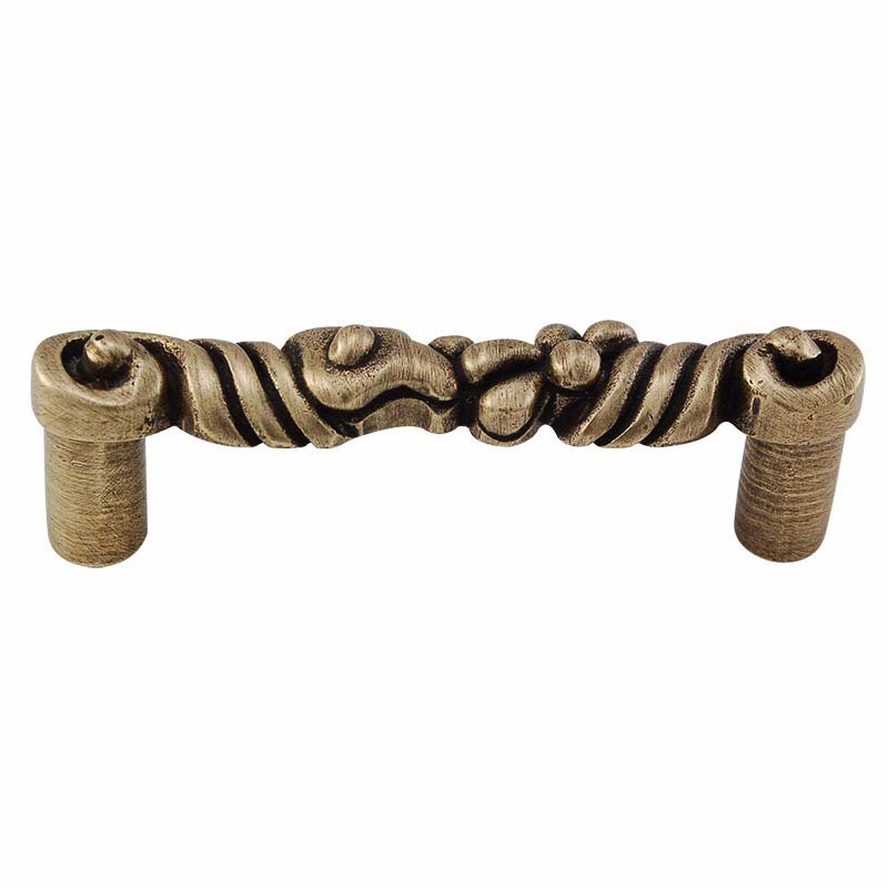 Vicenza Hardware Abstract Handle 76mm in Antique Brass