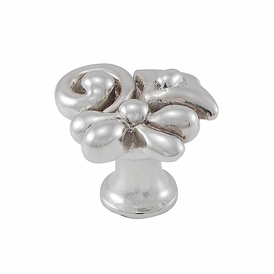 Vicenza Hardware Abstract Knob in Polished Nickel