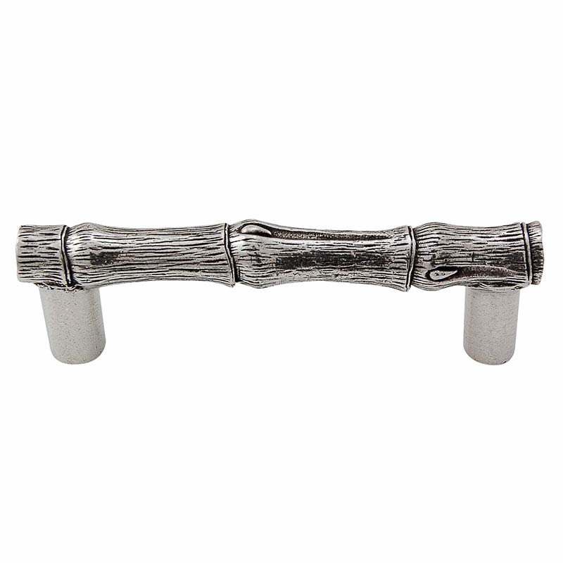 Vicenza Hardware Bamboo Handle 76mm in Vintage Pewter