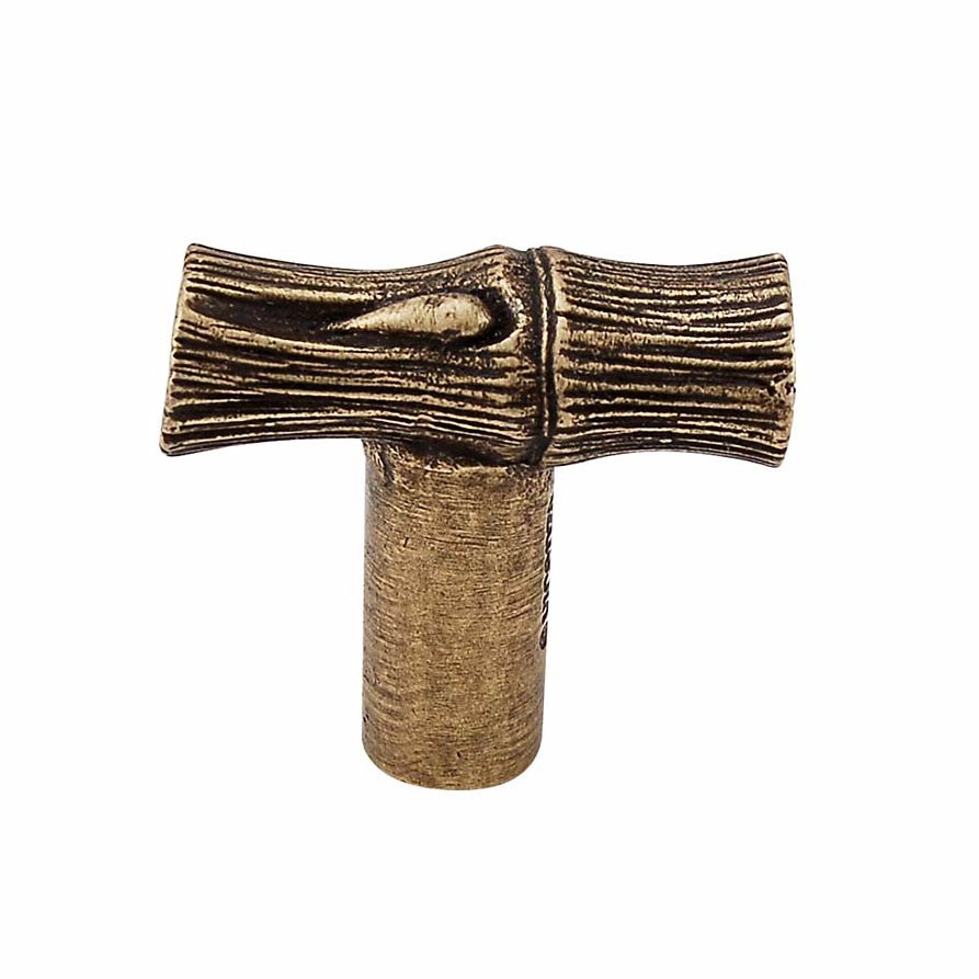 Vicenza Hardware Bamboo Knob in Antique Brass