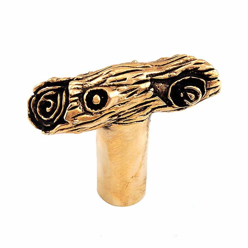 Vicenza Hardware Tree Branch Knob in Antique Gold
