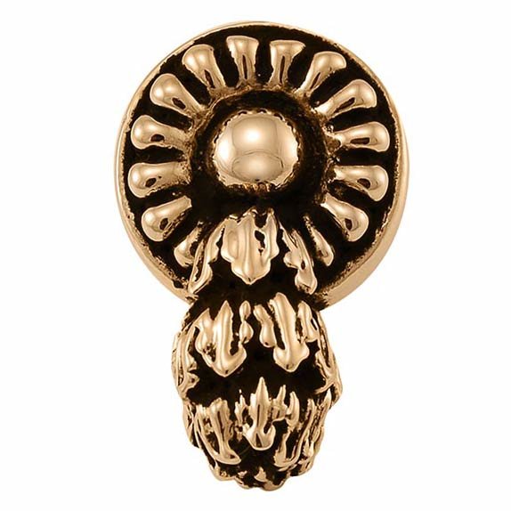 Vicenza Hardware Small Tassel Knob in Antique Gold