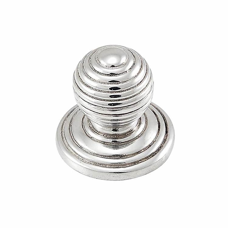 Vicenza Hardware Small Multi Ring Ball Knob in Polished Nickel