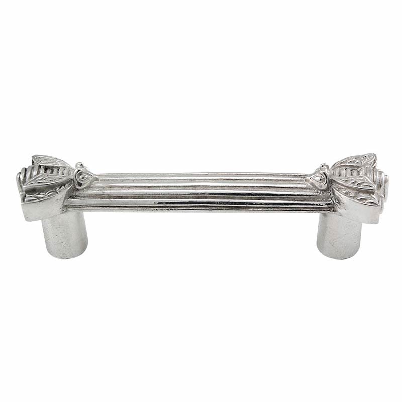 Vicenza Hardware Bumble Bee Handle 76mm in Polished Silver