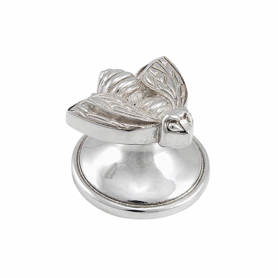 Vicenza Hardware Large Bumble Bee Knob in Polished Silver