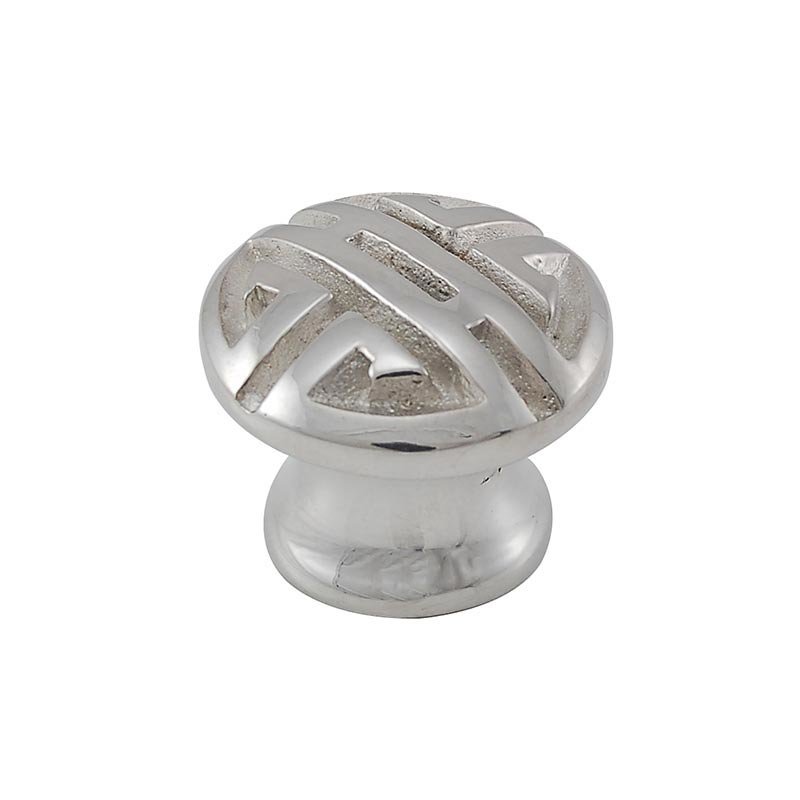 Vicenza Hardware Small Oriental Knob 15/16" in Polished Silver