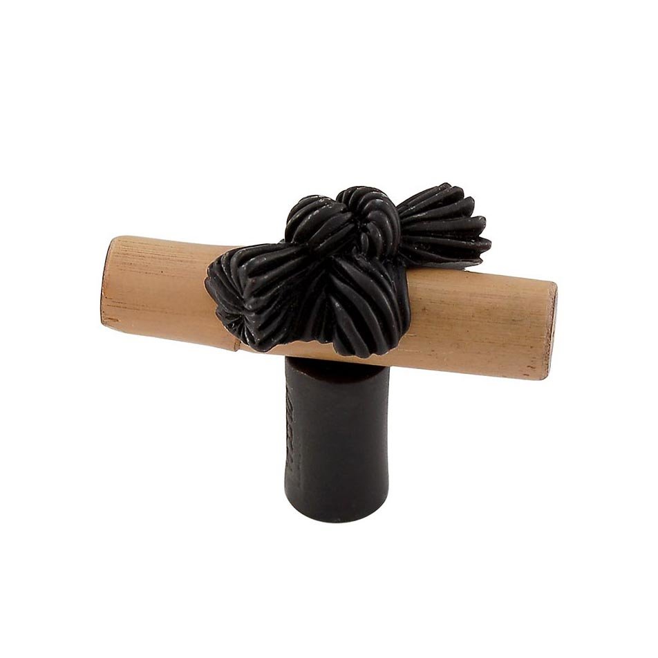 Vicenza Hardware Real Bamboo And Knot Knob in Oil Rubbed Bronze