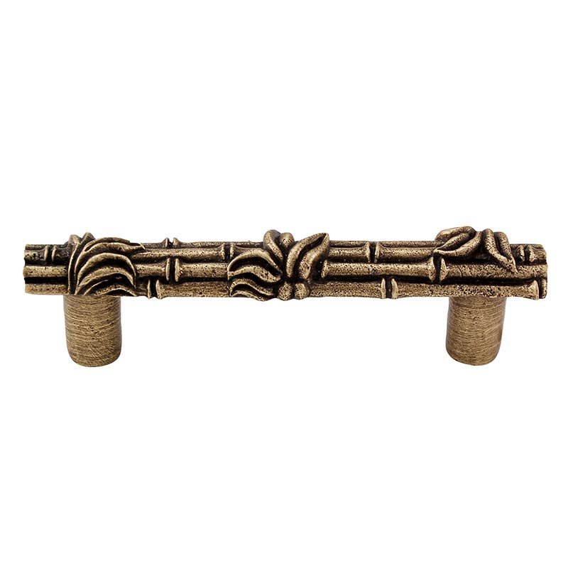 Vicenza Hardware Bundled Bamboo Handle 76mm in Antique Brass