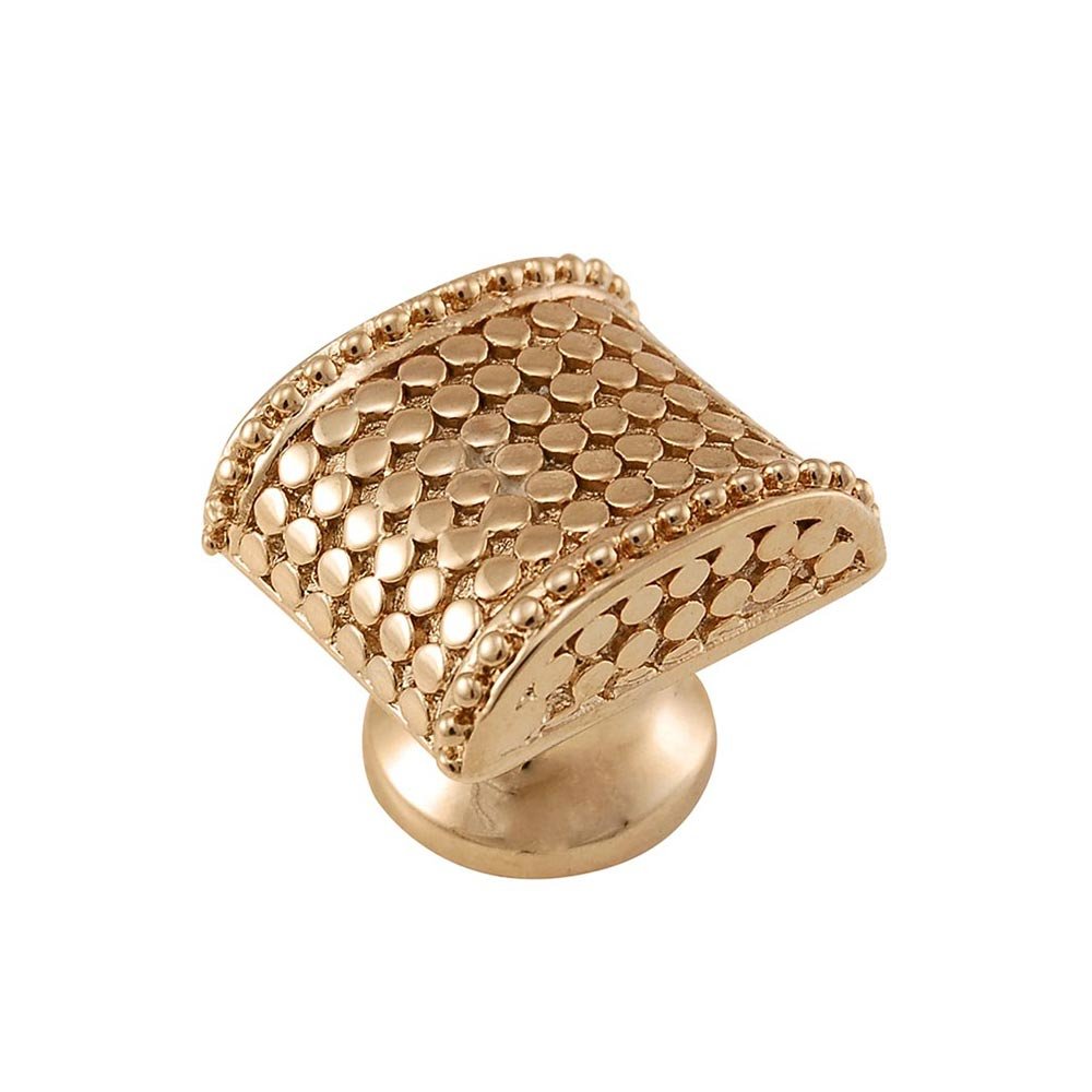 Vicenza Hardware Small Spotted Knob in Polished Gold