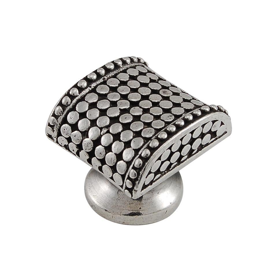 Vicenza Hardware Small Spotted Knob in Vintage Pewter