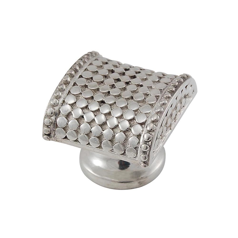 Vicenza Hardware Large Spotted Knob in Polished Nickel