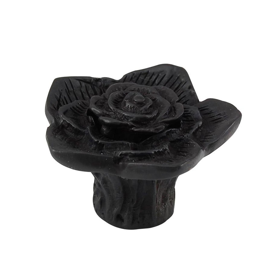 Vicenza Hardware 1 1/4" Double Rose Knob with Small Center in Oil Rubbed Bronze