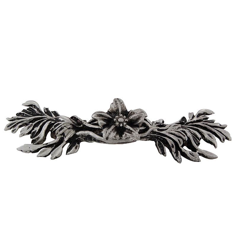 Vicenza Hardware 3" Centers Lily Pull in Antique Nickel