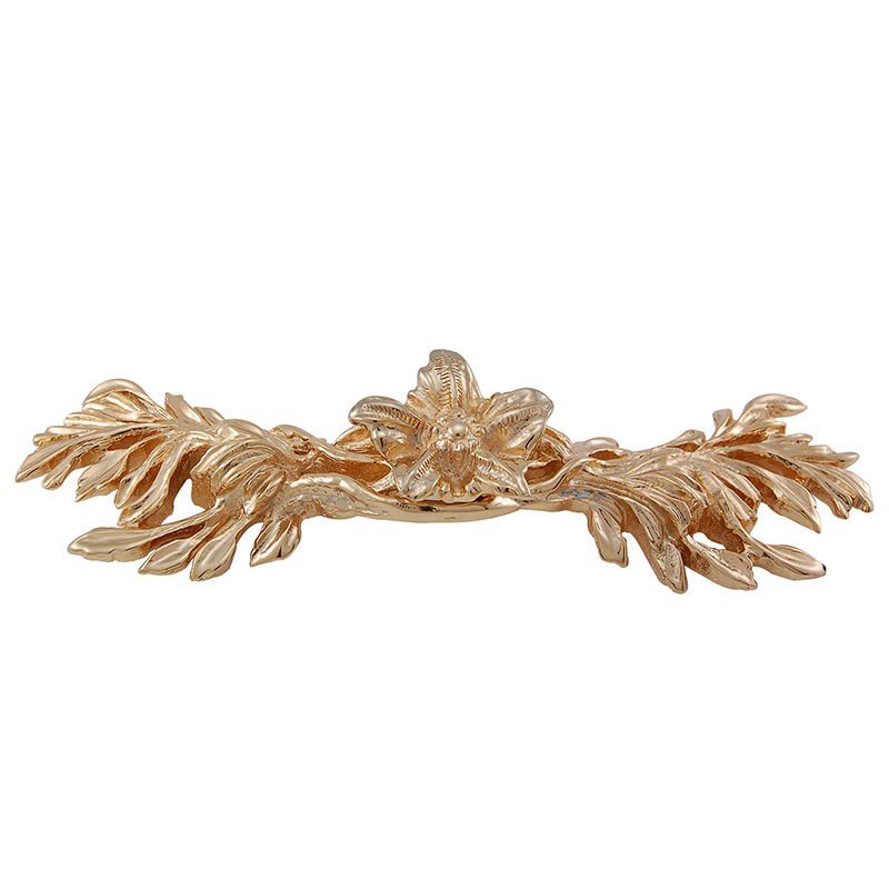 Vicenza Hardware 3" Centers Lily Pull in Polished Gold