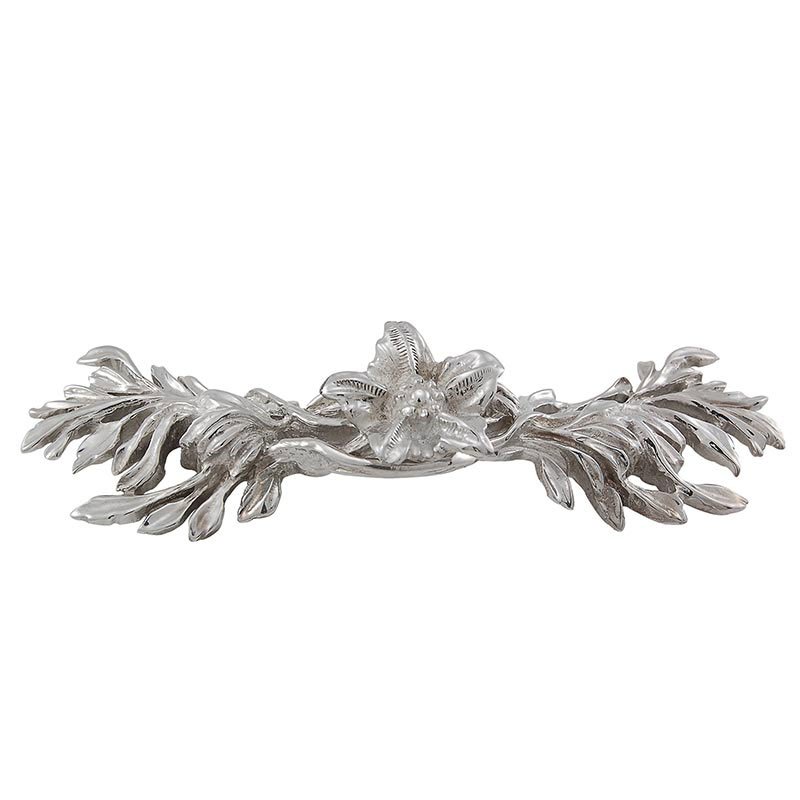 Vicenza Hardware 3" Centers Lily Pull in Polished Silver