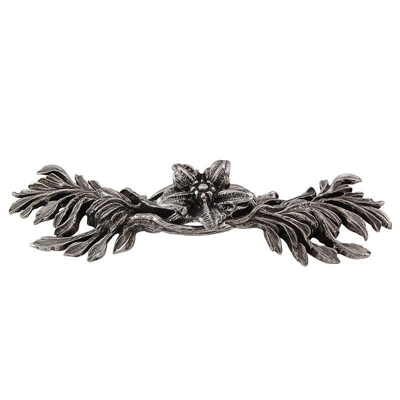 Vicenza Hardware 3" Centers Lily Pull in Vintage Pewter