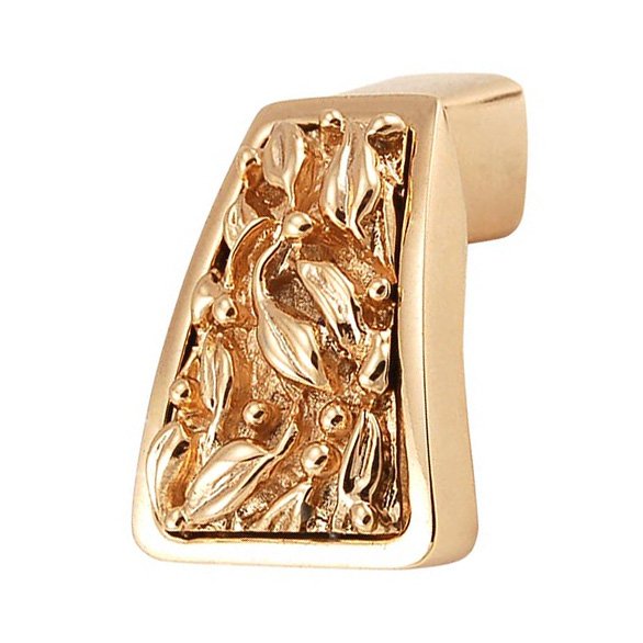 Vicenza Hardware Finger Pull in Polished Gold
