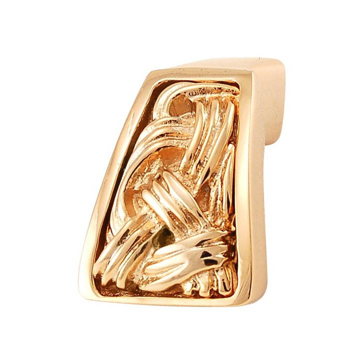 Vicenza Hardware Linking Lines Finger Pull in Polished Gold