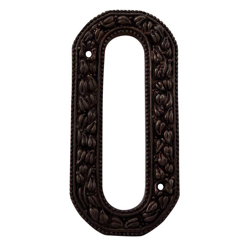 Vicenza Hardware 0 Number in Oil Rubbed Bronze
