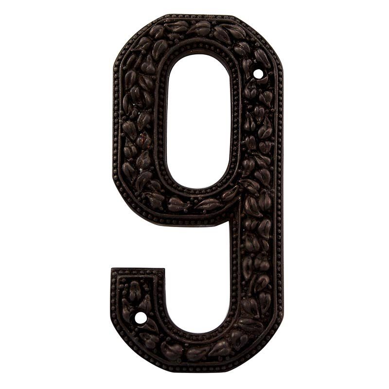 Vicenza Hardware 9 Number in Oil Rubbed Bronze